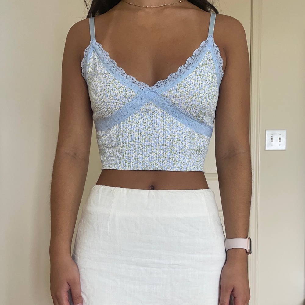 H&M floral tank top
